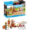PLAYMOBIL Asterix 71543 Cuadriga Romana edad +5 años  incluye dos legionarios, carro y dos caballos