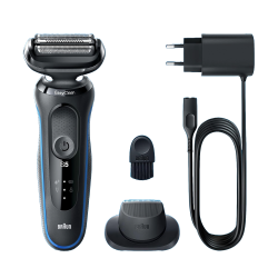 Braun Series 5 Afeitadora barba inalambrica Hombre, en Seco y Mojado, Recargable 51-B1200s