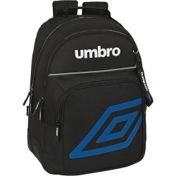 Mochila escolar Umbro espaldar acolchado, adaptable a carro esquinas reforzadas tamaño 42x32x15cm