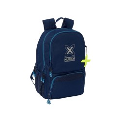 Mochila escolar Munich tipo Padel Nautic adaptable a carro espaldar acolchado tamaño 30x42x17 cm