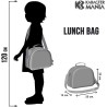 Marvel Spiderman Brave Bolsa Portamerienda dibujo en relieve 3D, 25.5x20 cm adaptada para llevar en el carro de una mochila