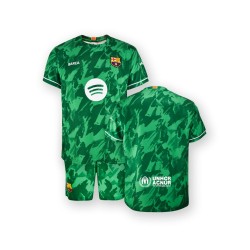 Conjunto Portero Fútbol Club Barcelona Primera Equipación Infantil Producto Oficial camiseta pantalón