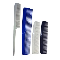 Pack 4 peines familiar para hombre y mujer plástico Lady Jayne