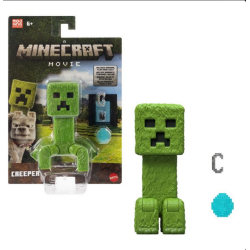Mattel Figura Minecraft Creeper con accesorios articulada basado en “Una película de Minecraft”, JFR58