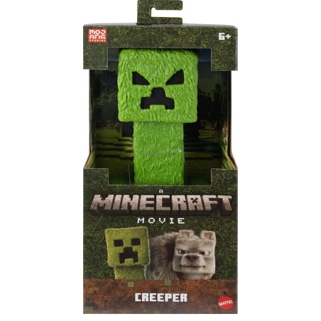 Mattel Minecraft Creeper Figura de acción a Gran Escala de 30,5 cm Inspirada en “Una película de Minecraft”, JFR66 edad +6 años