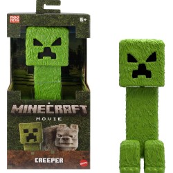 Mattel Minecraft Creeper Figura de acción a Gran Escala de 30,5 cm Inspirada en “Una película de Minecraft”, JFR66 edad +6 años
