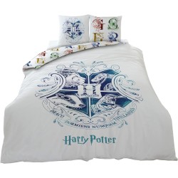 Funda nórdica algodón 240x220cm para cama de 135/150cm de Harry Potter producto oficial incluye funda para dos cojines