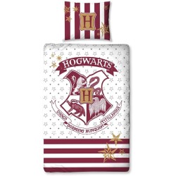 Funda nórdica algodón 140x200cm de Harry Potter para cama de 90cm  reversible con funda para almohada/cojín producto oficial