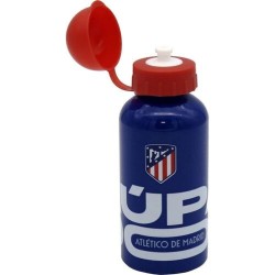 Botella Atlético de Madrid para agua de aluminio 400ml con cierre antigoteo producto oficial