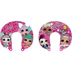 Cojin Almohada muñecas LOL para Viajes para niños, con botón en las puntas para cerrar producto oficial