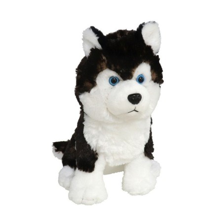 Peluche perrito Husky Siberiano de 30cm de tamaño tacto suave y blandito edad +3 años