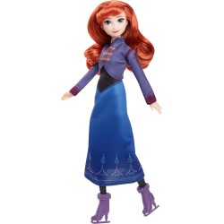 Mattel Disney Frozen El festival del invierno Anna patinadora, edad +3 años, JBG54