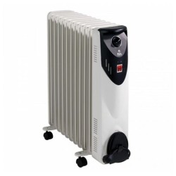 Radiador FM RW-25 2500W 3 potencias: 1000 W / 1500 W / 2500 W con termostato de seguridad
