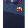Polo Fútbol Club Barcelona Azul Marino – Diseño Clásico y Detalles en Relieve tallas adulto producto oficial manga corta
