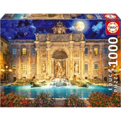 Puzzle Fontana di Trevi, Roma 1000 Piezas medidas 68x48cm edad +14 años Educa Borras