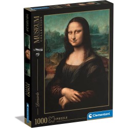 Puzzle 1000 Piezas Museos Leonardo: Mona Lisa tamaño 70x50cm edad +6 años