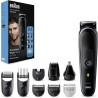 Braun Series 5 MGK5411 recortadora todo en uno, Kit 9 en 1 para afeitado masculino, recorte de barba, corte de pelo, nariz, orej