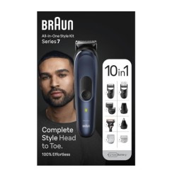 Serie 7 MGK7421 Recortadora Todo En Uno Kit 10 En1 para Afeitado Masculino Corte de Barba
