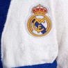 Albornoz del Real Madrid con Escudo Bordado. 100% algodón con Acabado de Rizo. Producto Oficial
