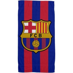 Toalla Playa Fútbol Club Barcelona 70x140 cm producto oficial, microfibra