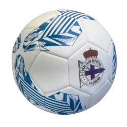 Balón Real Club Deportivo de La Coruña talla 5 grande tamaño similar al del fútbol 11
