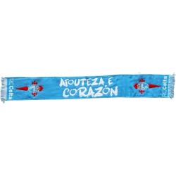 Bufanda Real Club Celta de Vigo Afouteza e Corazón tamaño 130x20cm producto oficial