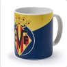 Taza Mug desayuno Villarreal Club de Fútbol cerámica diseño bicolor producto oficial