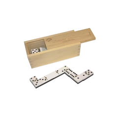 Dominó Profesional Master de LOFFER con caja de madera Tamaño ficha 23 x 47mm