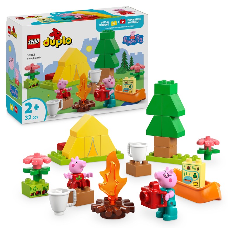LEGO 10452 Excursión Campestre Duplo contiene 32 piezas - edad 2+ años.