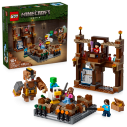 LEGO 21272 El Ring de Combate de la Mansión del Bosque Minecraft contiene 491 piezas - edad 10+ años.