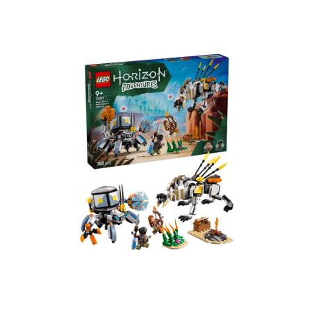 LEGO 77037 Aloy y Varl vs. Cangrejo y Dientes Serrados Horizon contiene 768 piezas - edad 9+ años.