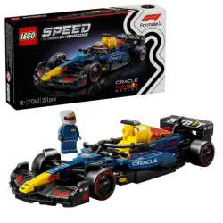 LEGO 77243 Coche de Carreras Oracle Red Bull Racing RB20 F1® Speed Champions contiene 251 piezas - edad 18+ años.