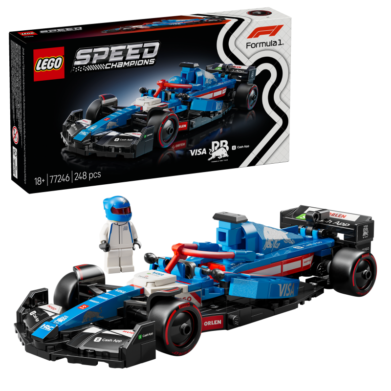 LEGO 77246 Coche de Carreras Visa Cash App RB VCARB 01 F1® Speed Champions contiene 248 piezas - edad 18+ años. LEGO 77246 Coche de Carreras Visa Cash App RB VCARB 01 F1® Speed Champions contiene 248 piezas - edad 18+ años.