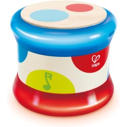 Tambor para Bebé Hape edad 6-36 meses emite luces y sonidos aprende diferentes ritmos y sonidos