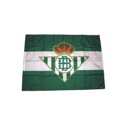Bandera Real Betis Balompié pequeña 65x45cm producto oficial fondo Andalucía