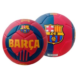 Balón Fútbol Club Barcelona talla 5 grande bicolor producto oficial tamaño similar al reglamentario en fútbol 11