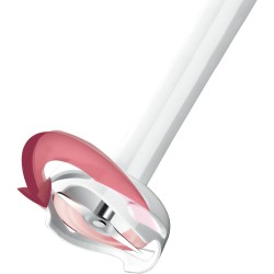 Taurus Batidora de Mano 750EASY Blanco Rojo 750 W facil montaje de la varilla cuchillas de acero inoxidable