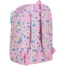 Mochila doble compartimento adaptable a carro Moos Paradise espaldar acolchado tamaño 30x14x46cm