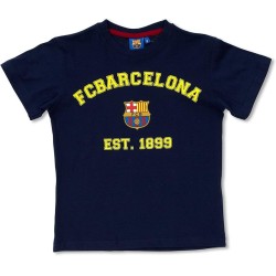 Camiseta niño Fútbol Club Barcelona manga corta tallas 4 a 10 producto oficial camiseta algodón