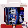 Conjunto merienda Mickey Mouse con sandwichera, cubiertos y botella de agua producto oficial