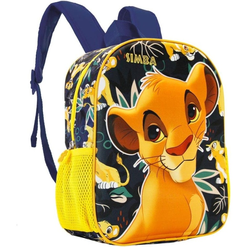 Mochila El Rey León Sweety dibujo de Simba en 3D tamaño, 26 x 31 cm cintas ajustables Mochila El Rey León Sweety dibujo de Simba en 3D tamaño, 26 x 31 cm cintas ajustables