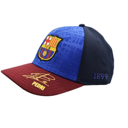 Gorra Fútbol Club Barcelona con firma de Pedri adulto ajustable producto oficial