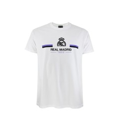 Camiseta Real Madrid 1902 algodón blanca tallas adulto producto oficial