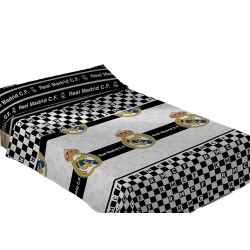 Juego de sábanas Real Madrid 3 Piezas sábana, bajera y funda de almohada para cama 90cm producto oficial