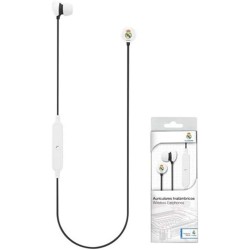 Auriculares Real Madrid Inalámbricos función de micrófono conexión por Bluetooth producto oficial