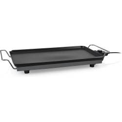 Princess Plancha asasr Table Chef XXL, revestimiento antiadherente 2500W,  60 x 36 cm, asas frías temperatura regulable