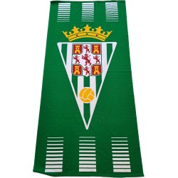 Toalla playa piscina Córdoba Club de Fútbol producto oficial tamaño grande 180x90cm