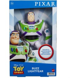 Muñeco Mattel Disney Pixar Toy Story Buzz Lightyear grande Figura 25 cm articulada, juguete para niños +3 años HFY27