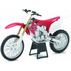 Moto juguete Honda CRF250R NewRay escala 1:12 réplica longitud 17cm edad +5 años Motocross