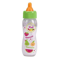 Nenuco biberón mágico de leche color verde edad +10 meses Famosa